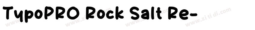 TypoPRO Rock Salt Re字体转换